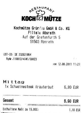itlz Höffner Kochmütze Restaurant